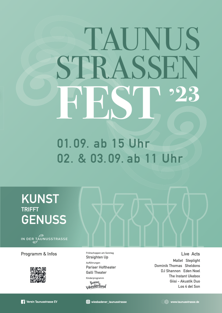 Programm Taunusstraßenfest 2023